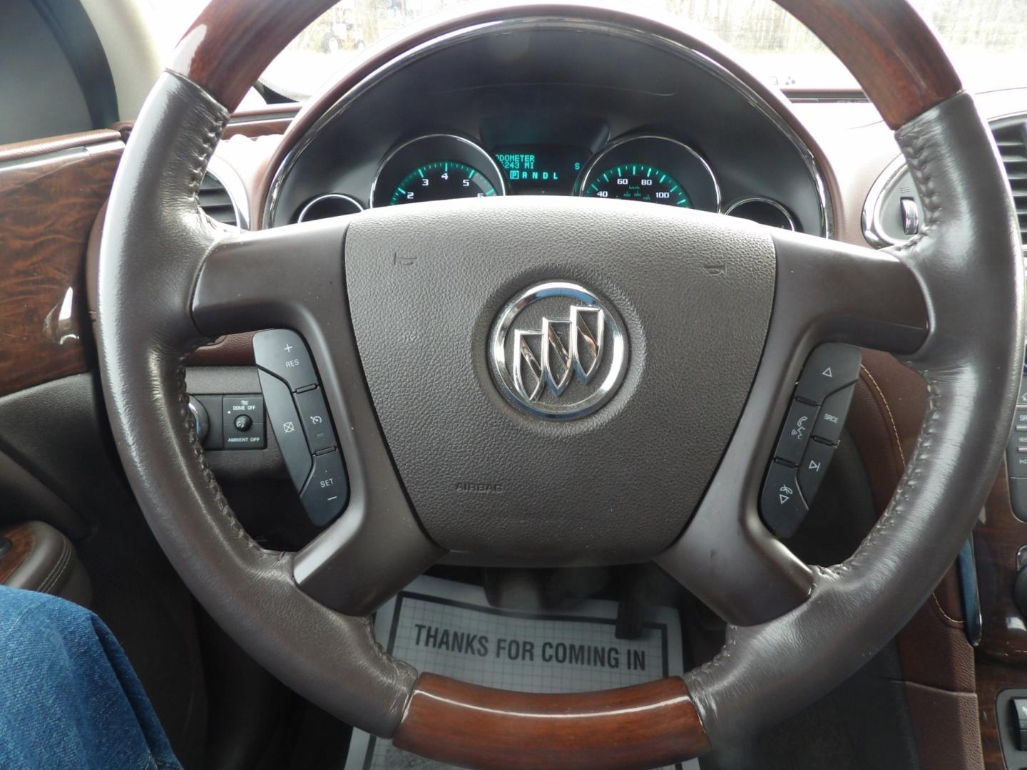 2014 White /Brown Buick Enclave (5GAKRBKD8EJ) , located at 401 First NE, Bearden, AR, 71720, (870) 687-3414, 33.726528, -92.611519 - Photo#16